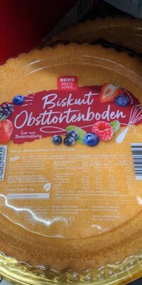 Biskuit Obsttortenboden