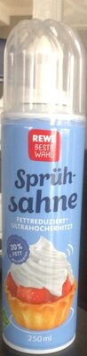 Sprühsahne fettreduziert