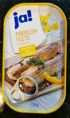 Makrelenfilets in Rapsöl