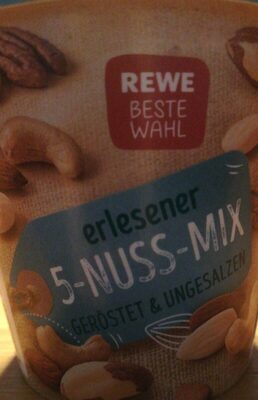 5-Nuss-Mix geröstet & ungesalzen