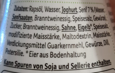 French dressing ingredients label