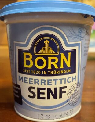 Born Meerettich Senf