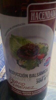 Reduccion balsamica de vinagre