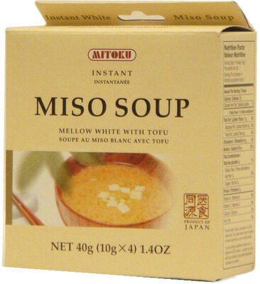 Miso soup - mellow white with tofu