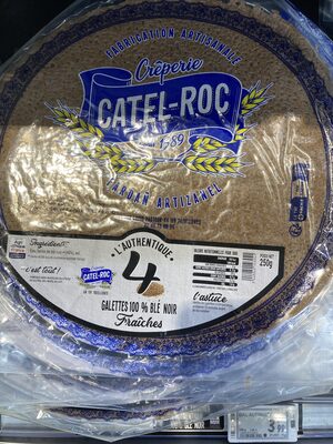 4 Galettes 100% blé noir