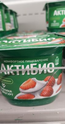 Биойогурт с пробиотиками - Клубника