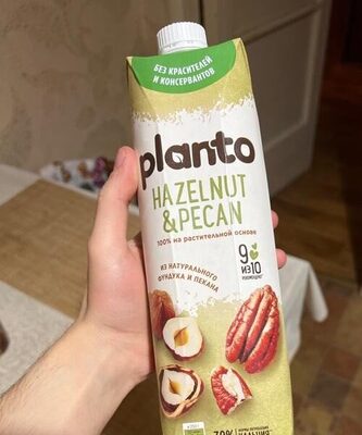 Hazelnut and pecan milk