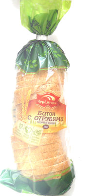 Батон с отрубями пшеничный внарезку