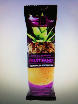 Батончик фруктовый Ананас и апельсин