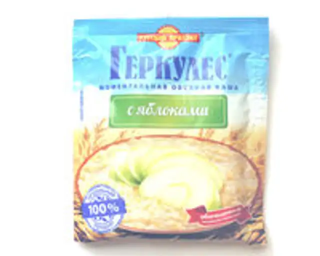 Моментальная овсяная каша «Геркулес®» с яблоками
