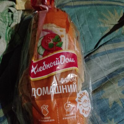 Батон домашний нарезанный в упаковке
