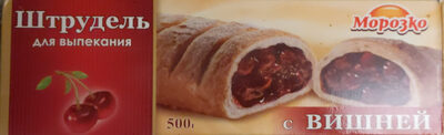 штрудель для выпекания с вишней front packaging