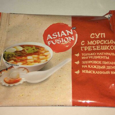 Суп с морским гребешком