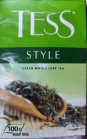 Tess: Зелёный крупно листовой чай