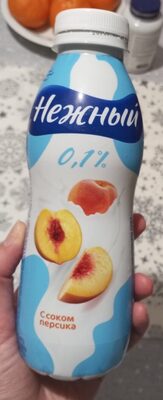 Йогурт Нежный 0.1% С Соком Персика