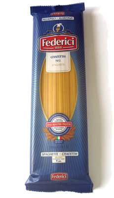 Spaghetti No.3 Durum Wheat Pasta front packaging