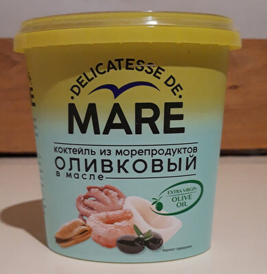 Коктейль из морепродуктов в масле