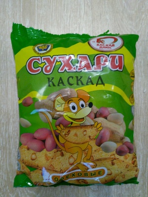 Сухари Каскад ореховые front packaging