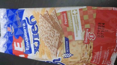 Хлебцы Вафельные хлеб Елизавета ржаной с отрубями