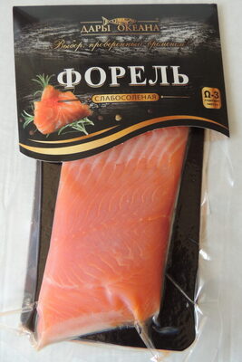 Форель слабосолёная front packaging