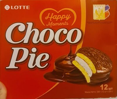 Choco Pie front packaging