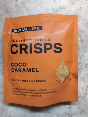 Crisps Крекер "Кокос – кэроб"