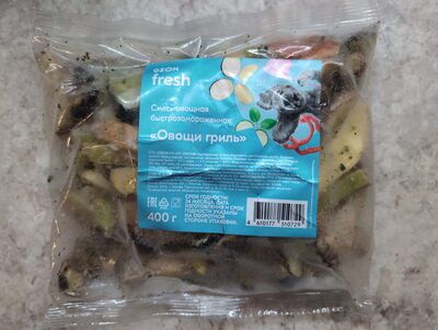 «Овощи гриль» смесь овощная быстрозамороженная