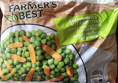 Gartenerbsen mit Karotten