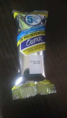 Сырок творожный 5% front packaging