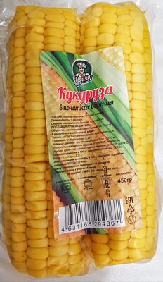 Кукуруза в початках вареная