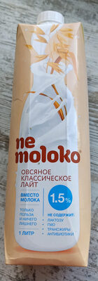 Напиток овсяный классический лайт