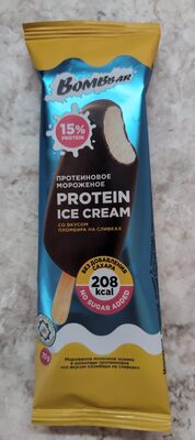 Протеиновое мороженое со вкусом пломбира на сливках