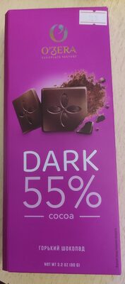 Озера Горький Шоколад 55% Cocoa