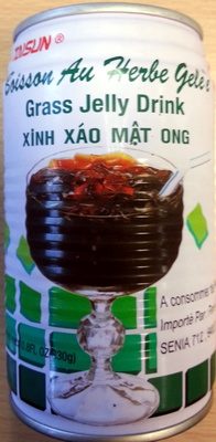 Boisson aux herbes gelées