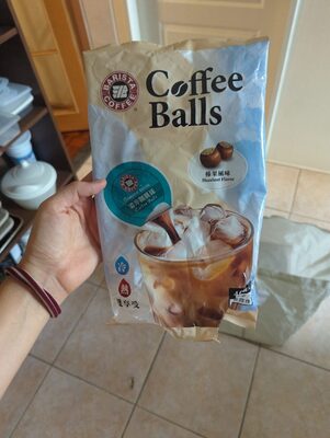 Hazelnut Coffee Ball front packaging
