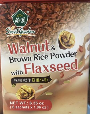 Préparation à base de noix riz cargo et graines de lin