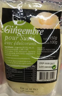 Gingembre pour Sushi
