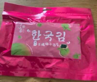 Algen nach koreanischer Art mit Pflaumengeschmack