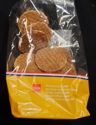 Mini gaufres hollandaises fourrées au sirop et au beurre