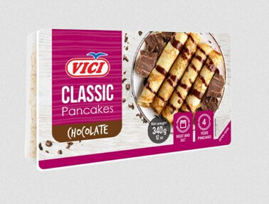 Classic pancakes chocolate