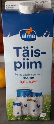 Täispiim 3,8 - 4,2%
