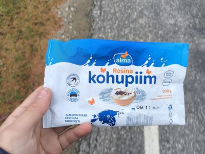 Kohupiim Rosinatega