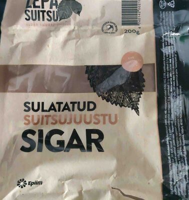 Suitsutatud sulajuustu sigar