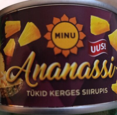 Ananassitükid kerges siirupis front packaging