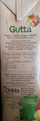 Gutta Max Ābolu-balto vīnogu nektārs