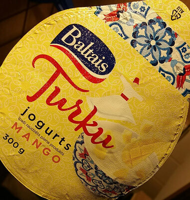 Turku jogurts. Mango