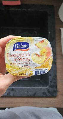 Biezpiena krēms ar persiku