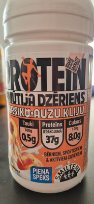 Protein Smoothie Drink Peach And Oat Bran