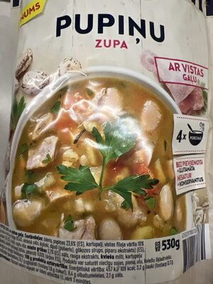 Pupiņu Zupa Ar Vistas Gaļu