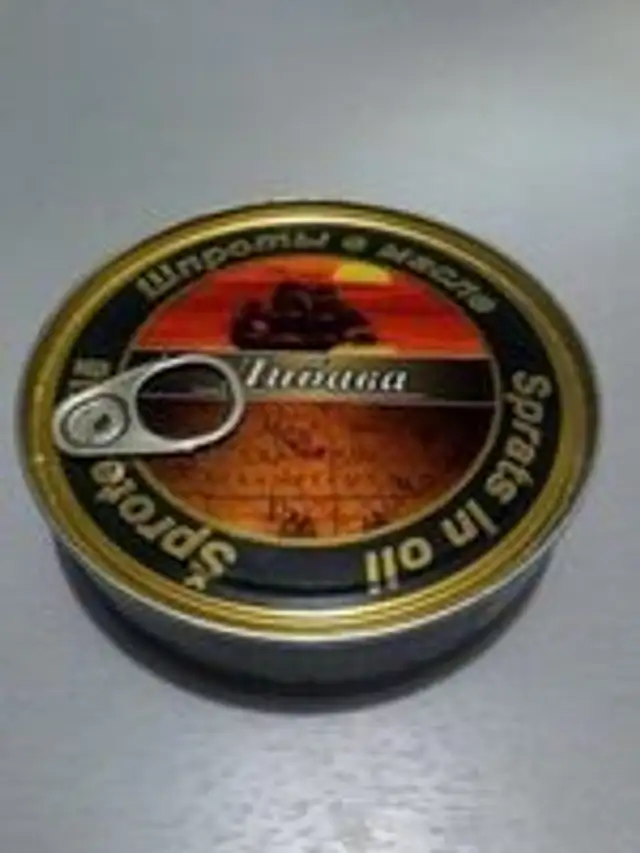 Sprats de la baltique fumés